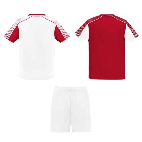 blanco/rojo Conjunto deportivo infantil de 140 g/m² Juve