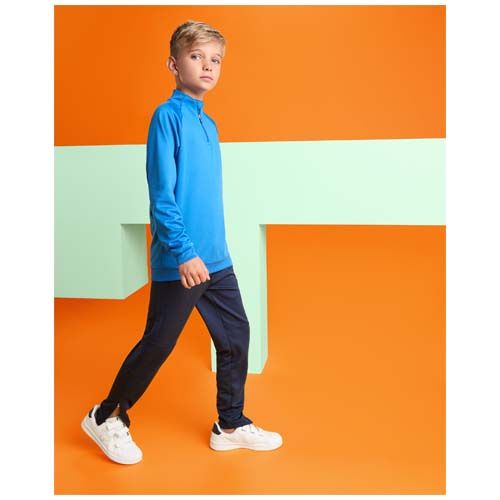 rosa fluo Sudadera infantil de manga larga con cremallera 1/4 de 200 g/m² Epiro
