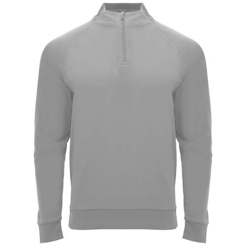 gray Sudadera infantil de manga larga con cremallera 1/4 de 200 g/m² Epiro
