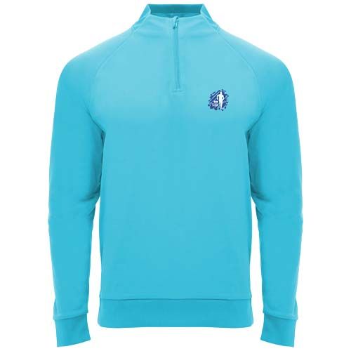 turquesa neón Sudadera infantil de manga larga con cremallera 1/4 de 200 g/m² Epiro