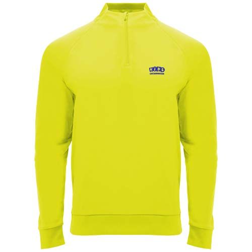 amarillo fluo Sudadera infantil de manga larga con cremallera 1/4 de 200 g/m² Epiro
