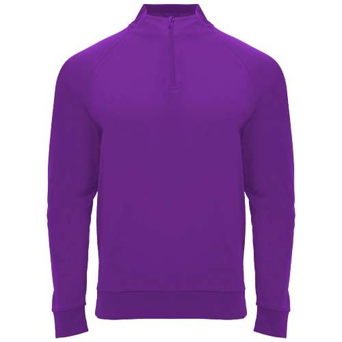 malva Sudadera infantil de manga larga con cremallera 1/4 de 200 g/m² Epiro
