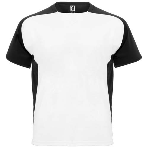 blanco/negro Camiseta deportiva de manga corta infantil