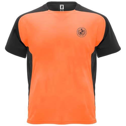 naranja fluo/negro Camiseta deportiva de manga corta infantil
