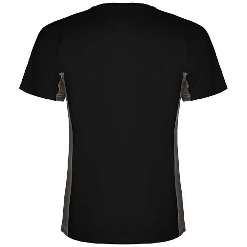 negro/gris plomo oscuro Camiseta deportiva de manga corta infantil