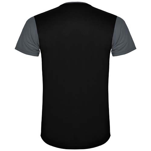 negro ébano/negro Camiseta deportiva de manga corta infantil de 130 g/m² Detroit