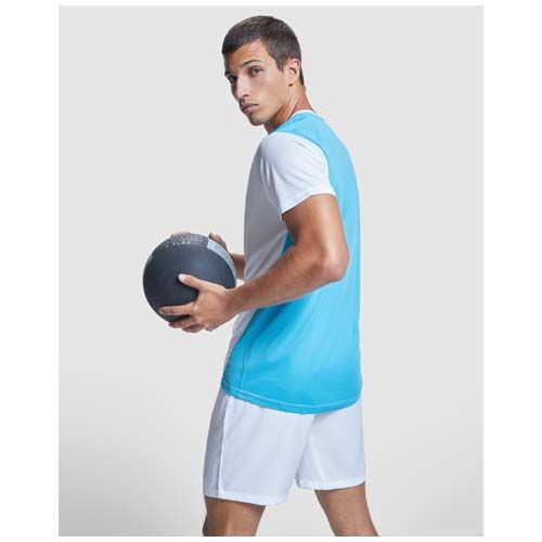 negro ébano/negro Camiseta deportiva de manga corta infantil de 130 g/m² Detroit