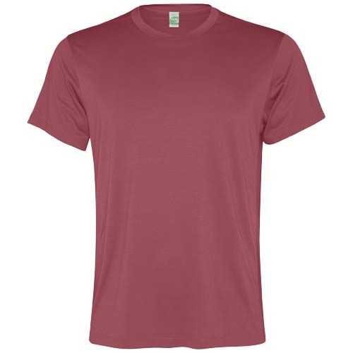rojo baya Camiseta deportiva de manga corta para hombre