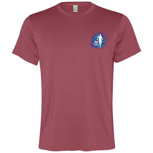 rojo baya Camiseta deportiva de manga corta para hombre de 100 g/m²