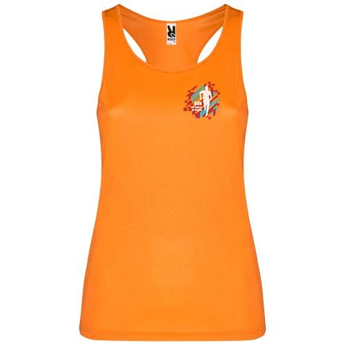 Camiseta deportiva sin mangas para mujer 