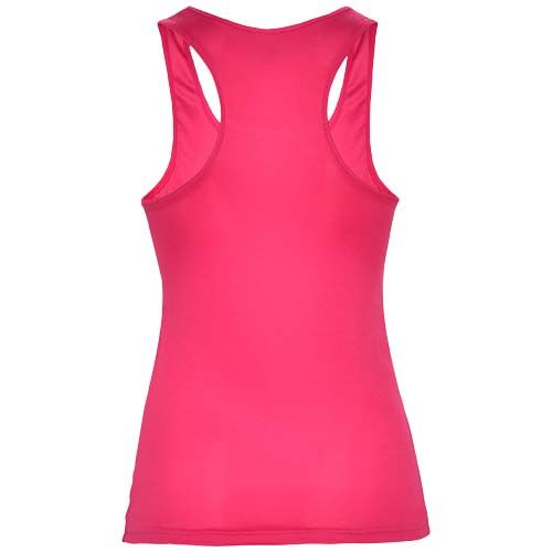 rosa vivo Camiseta deportiva sin mangas para mujer