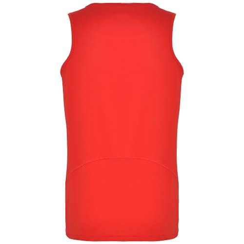 red Camiseta deportiva sin mangas para hombre de 140 g/m² Andre
