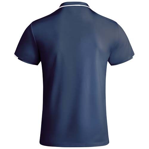 azul marino/blanco Polo deportivo de manga corta para hombre de 150 g/m² Tamil