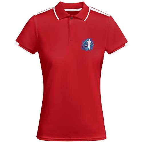 Polo deportivo de manga corta para mujer 