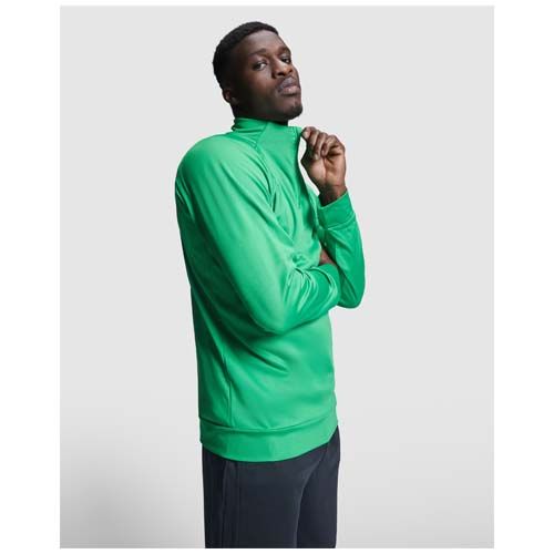 azulón Sudadera unisex de manga larga y cremallera 1/4