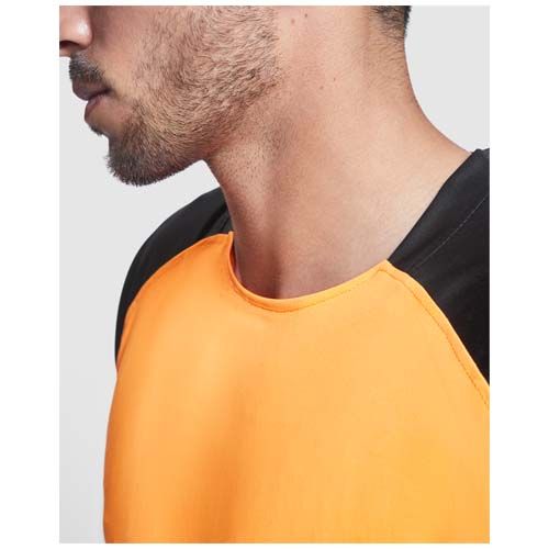 amarillo fluo/negro Camiseta deportiva de manga corta unisex