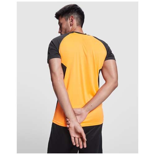negro/blanco Camiseta deportiva de manga corta unisex Bugatti