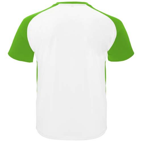 blanco/verde helecho Camiseta deportiva de manga corta unisex Bugatti