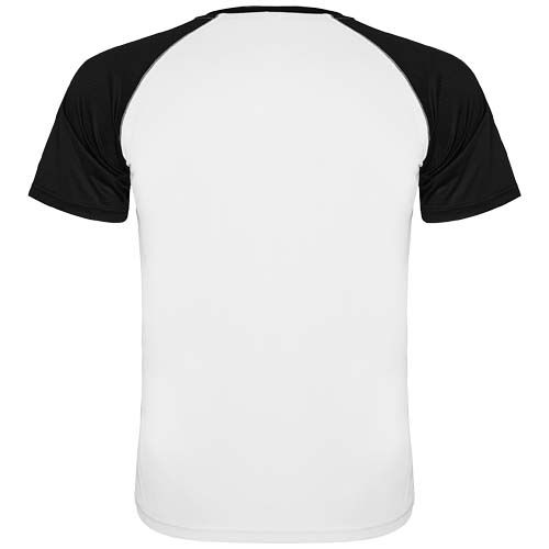 blanco/negro Camiseta deportiva de manga corta unisex