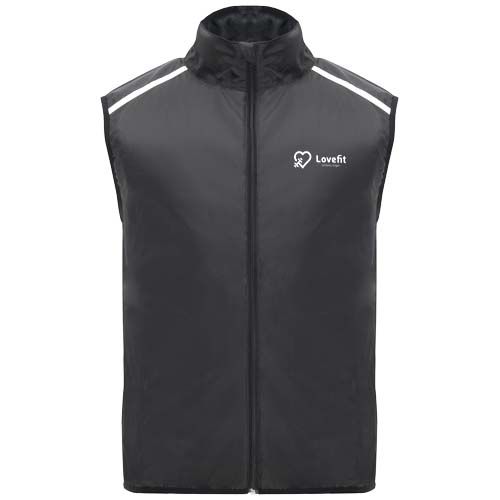 black Chaleco para correr ligero unisex Jannu