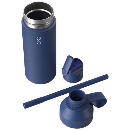 azul mar Botella de agua con aislamiento de 500 ml “Ocean Bottle GO”