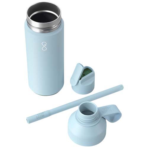 azul celeste Botella de agua con aislamiento de 500 ml “Ocean Bottle GO”