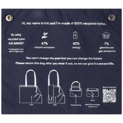 Bolsa Tote circular reciclada GRS 