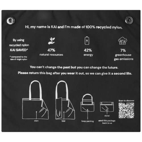 Bolsa Tote circular reciclada GRS 