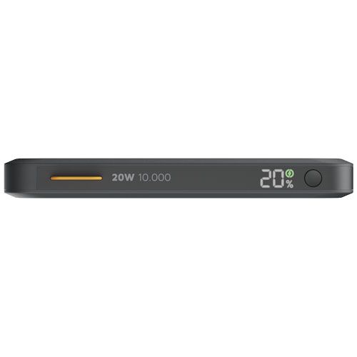 antracita Batería externa de 10 000 mAh y 20 W
