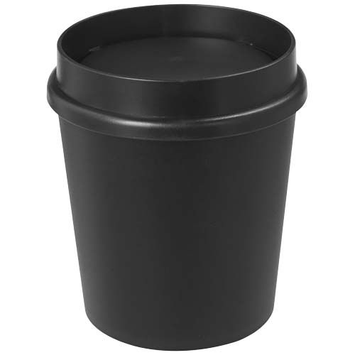 black Vaso de 200 ml con tapa de 360°
