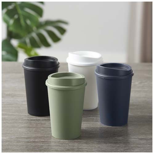 Vaso de 300 ml con tapa 