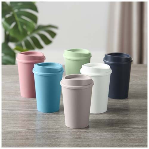 verde agua Vaso de 300 ml con tapa