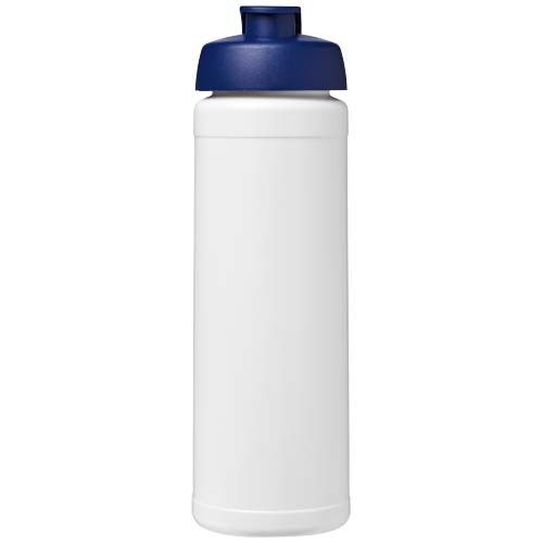 blanco/azul Bidón deportivo con tapa abatible de 750 ml