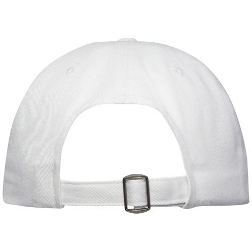 white Gorra de material reciclado de cinco paneles Aware™