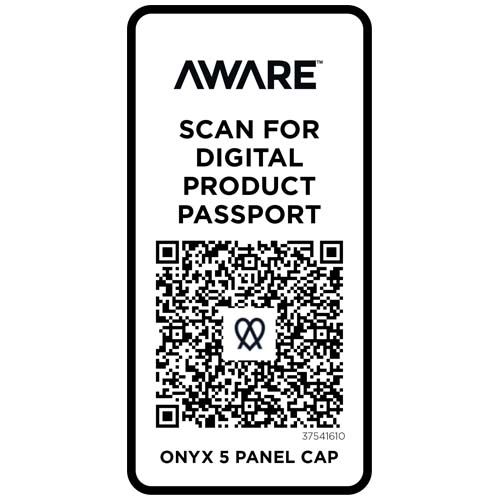 green Gorra de material reciclado de cinco paneles Aware™