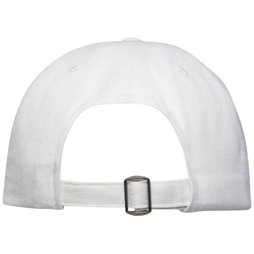 white Gorra de material reciclado de seis paneles Aware™