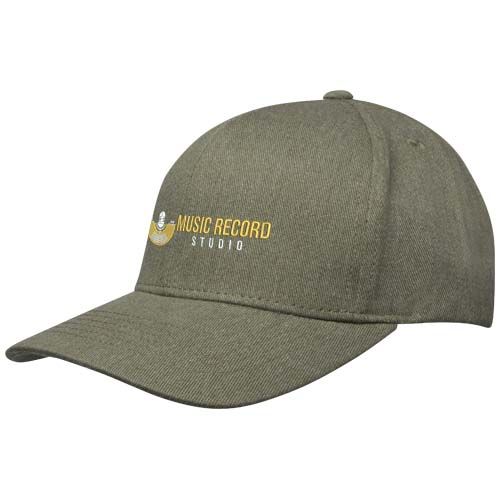 green Gorra de material reciclado de seis paneles Aware™