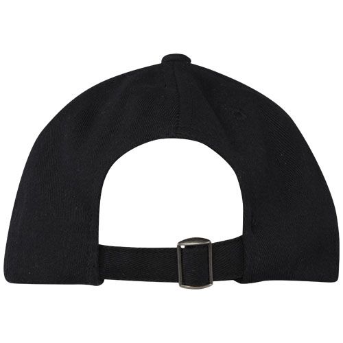 black Gorra de material reciclado de seis paneles Aware™