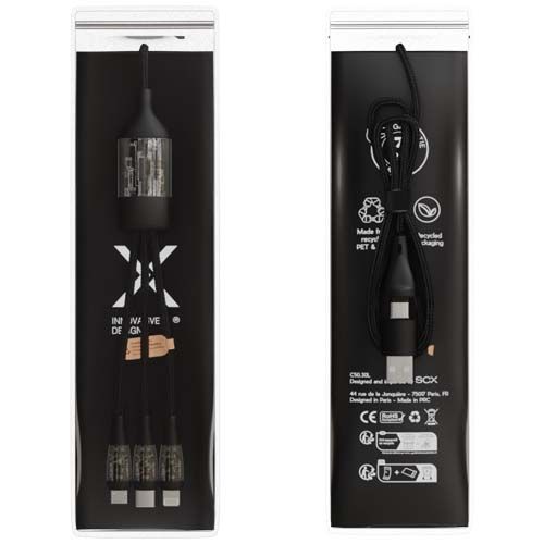 Cable de carga rápida 5 en 1 de 100 W/5 A con pantalla digital 