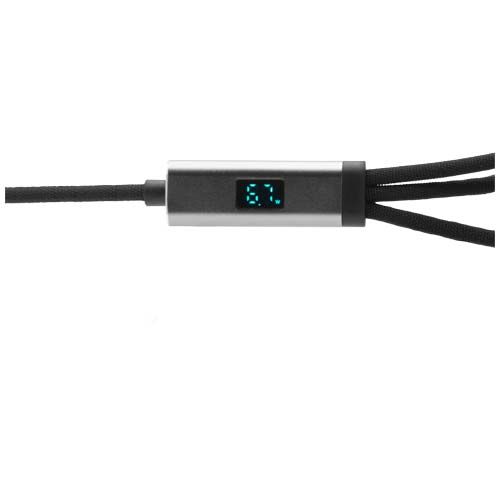 Cable de carga ultrarrápida de 100 W 5 en 1 de rPET 