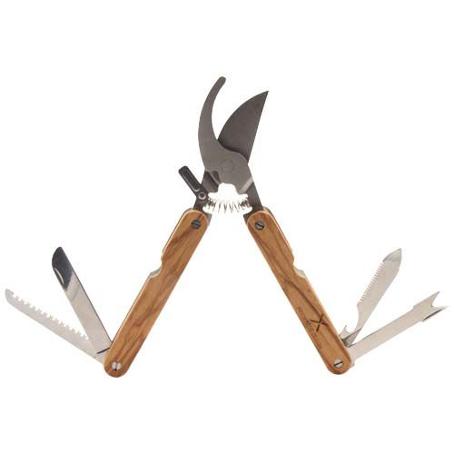 pardo claro Set multiherramientas de madera