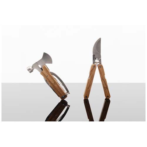 pardo claro Set multiherramientas de madera