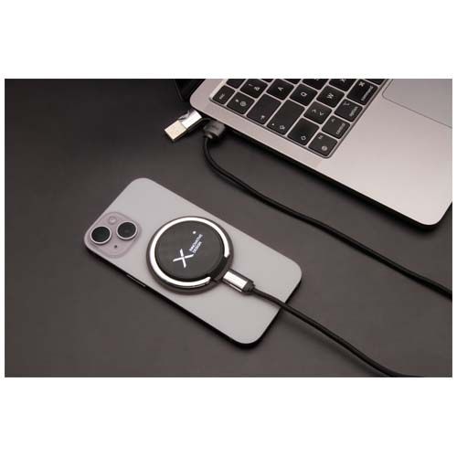 black Cargador de anillo de 15 W