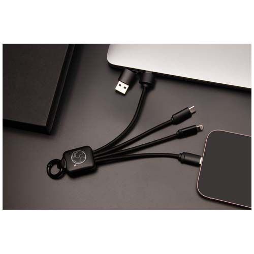 black Cable de carga de 20 W 5 en 1