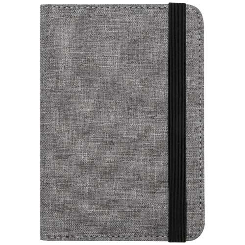 gris chiné Funda RFID para pasaporte de RPET GRS