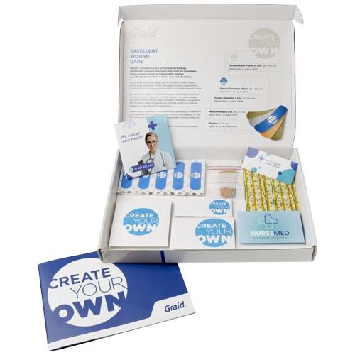 white Kit de muestras de apósitos