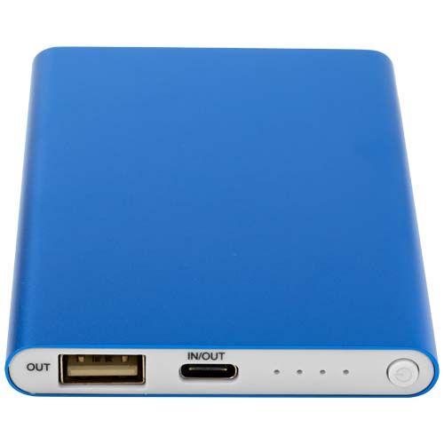 Batería externa tipo C de aluminio reciclado de 4000 mAh 