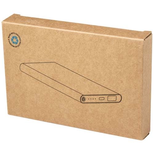 Batería externa tipo C de aluminio reciclado de 4000 mAh 