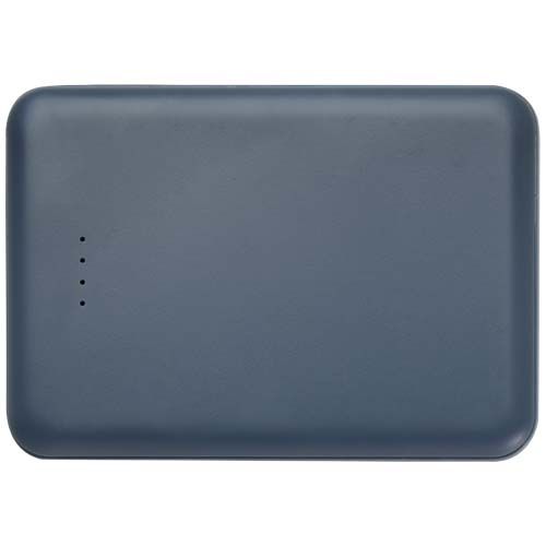 azul oscuro Batería externa tipo C de plástico reciclado de 5000 mAh