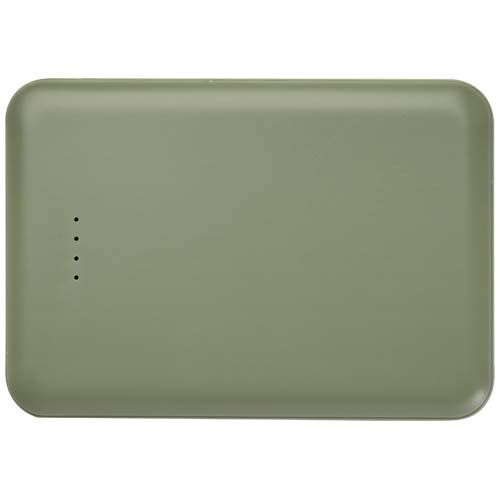 verde chiné Batería externa tipo C de plástico reciclado de 5000 mAh